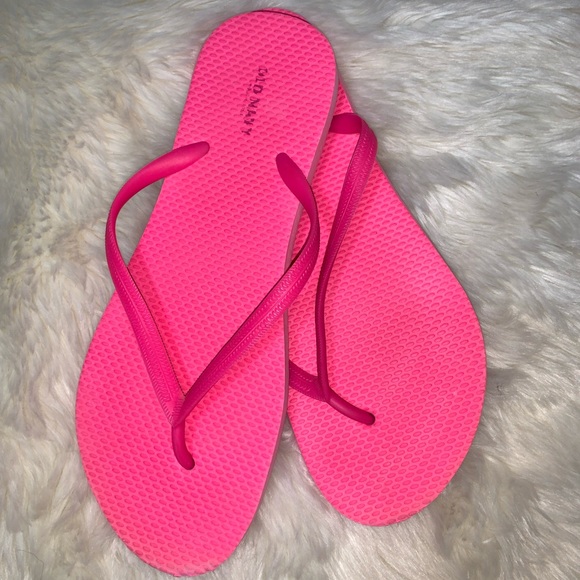 Women’s pink flip flops - Picture 3 of 3